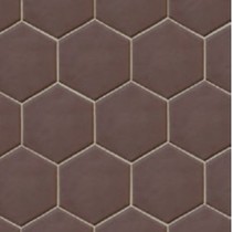 Equipe Hexatile Marron Mate
